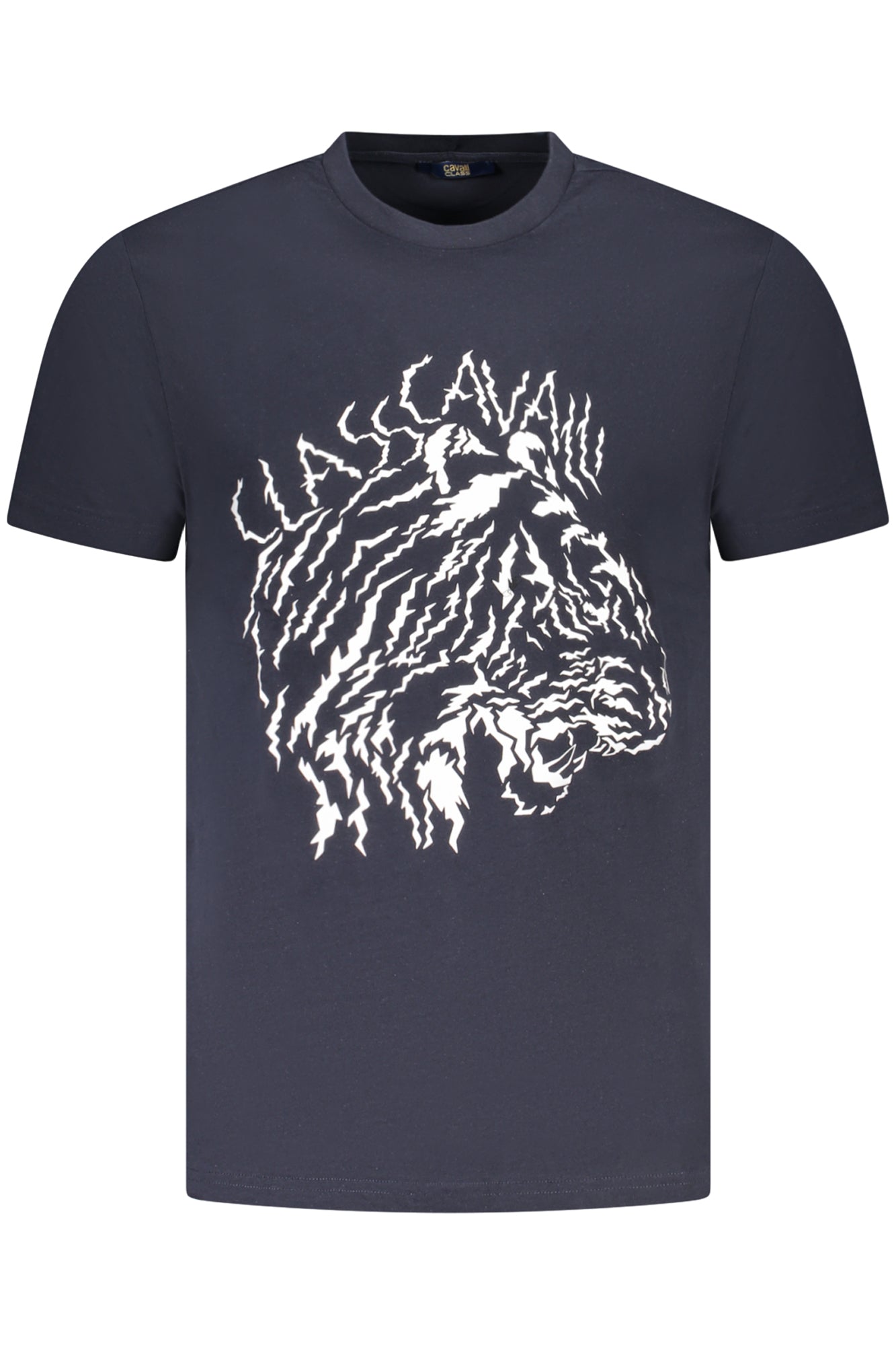 CAVALLI CLASS SHORT SLEEVE T-SHIRT MEN BLUE