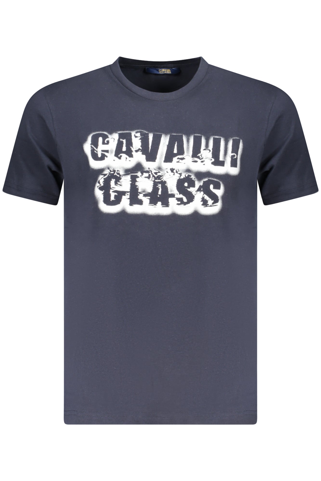 CAVALLI CLASS SHORT SLEEVE T-SHIRT MEN BLUE