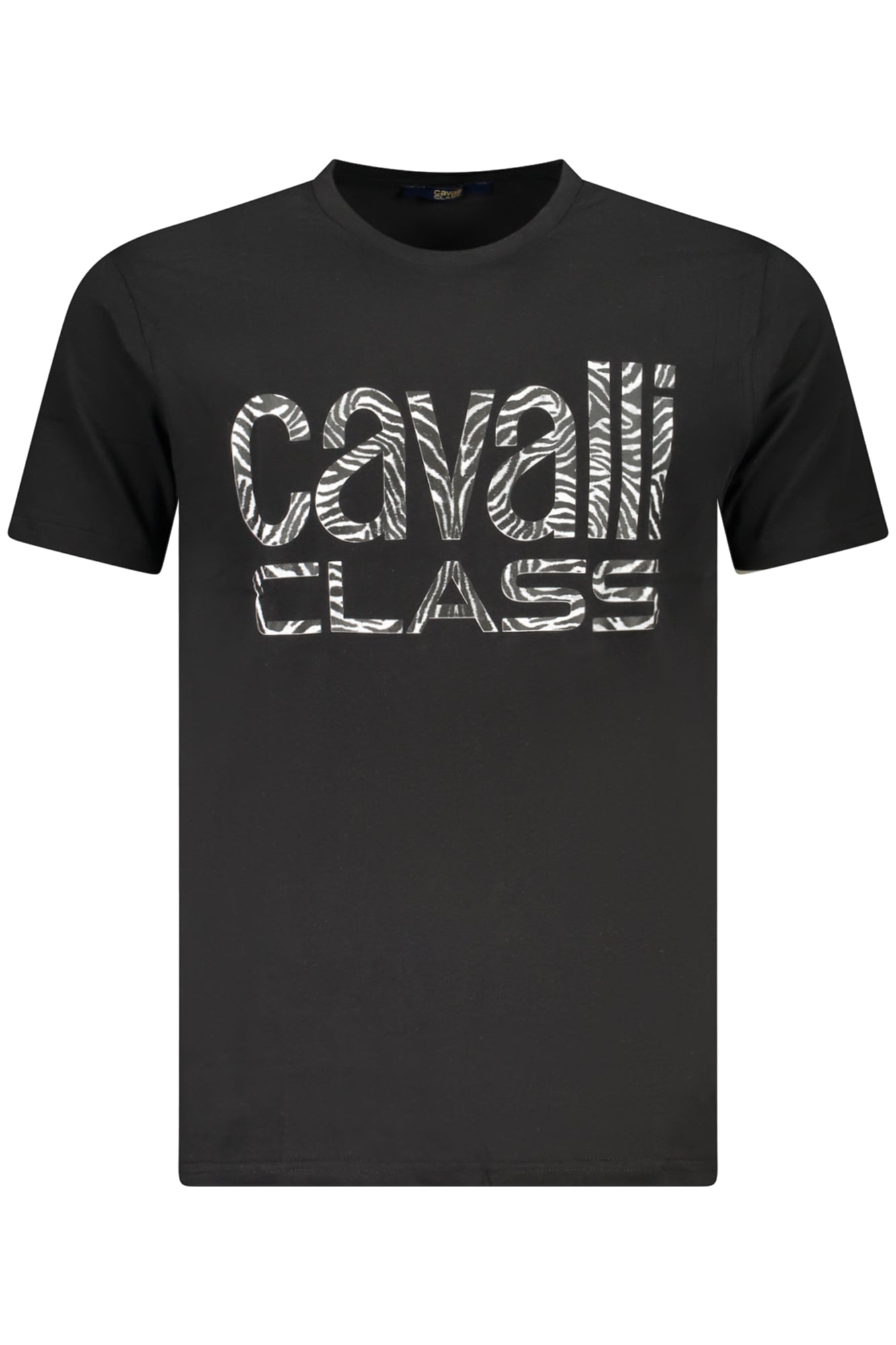 CAVALLI CLASS SHORT SLEEVE T-SHIRT MEN BLACK