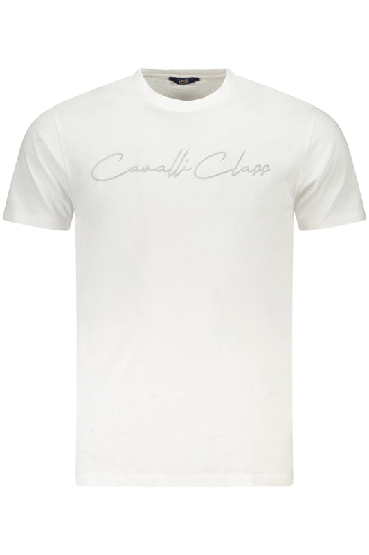 CAVALLI CLASS SHORT SLEEVE T-SHIRT MEN WHITE