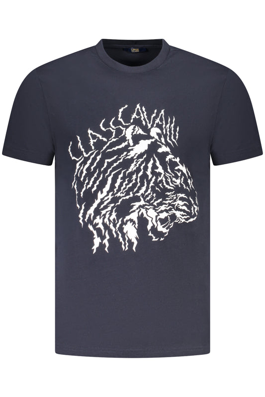 CAVALLI CLASS SHORT SLEEVE T-SHIRT MEN BLUE