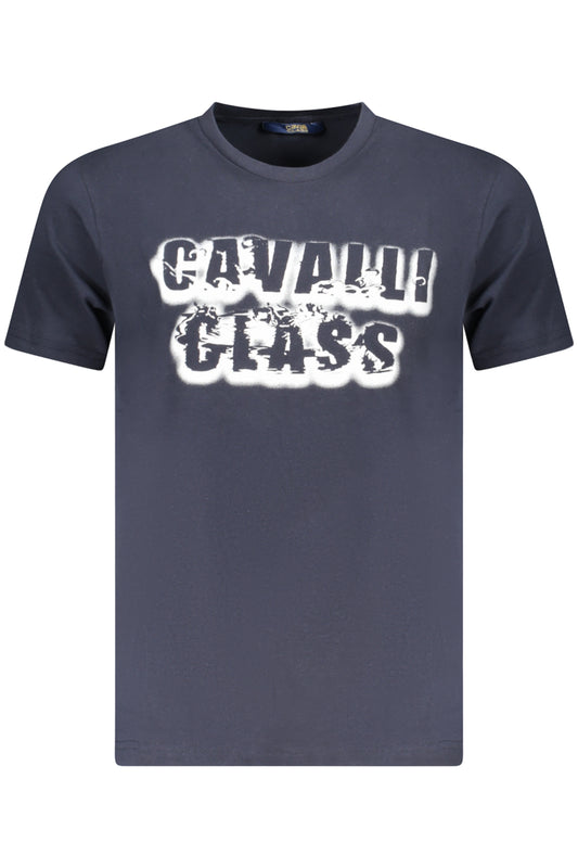 CAVALLI CLASS SHORT SLEEVE T-SHIRT MEN BLUE