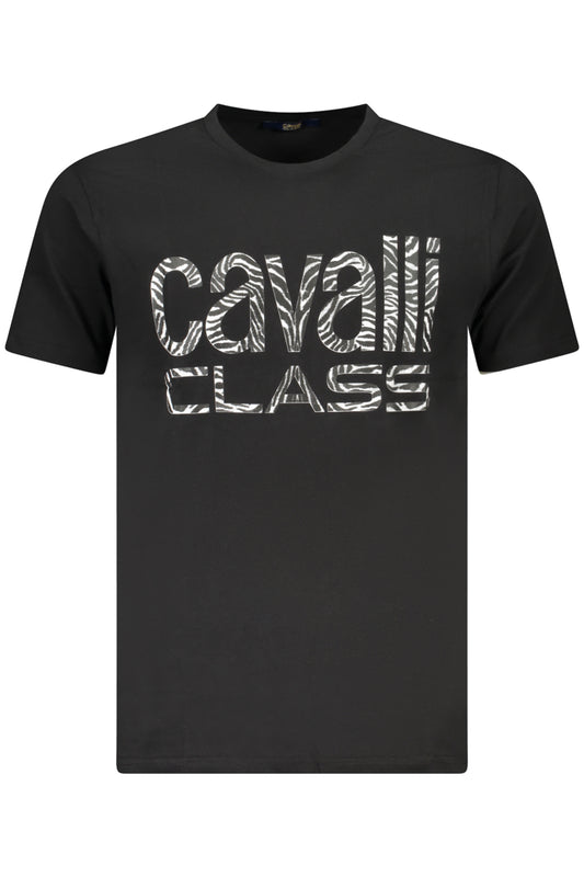 CAVALLI CLASS SHORT SLEEVE T-SHIRT MEN BLACK
