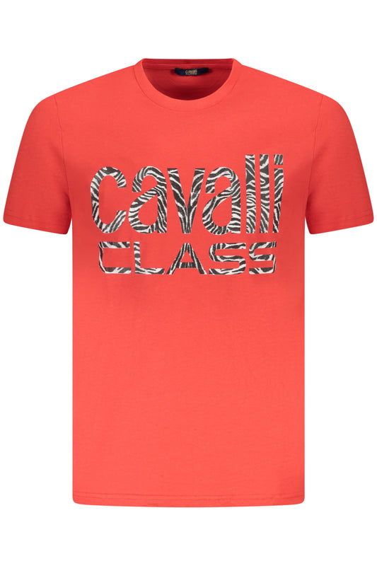 CAVALLI CLASS SHORT SLEEVE T-SHIRT MEN RED