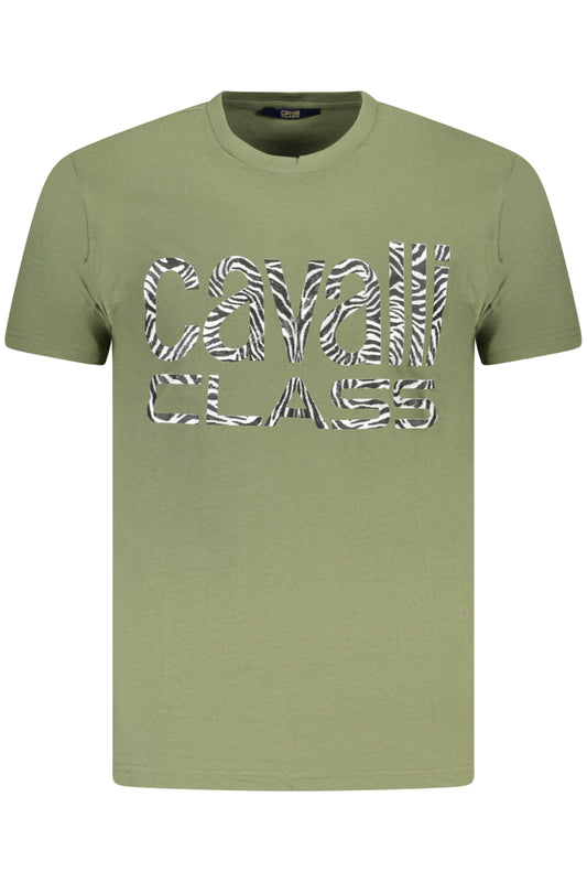 CAVALLI CLASS SHORT SLEEVE T-SHIRT MEN GREEN